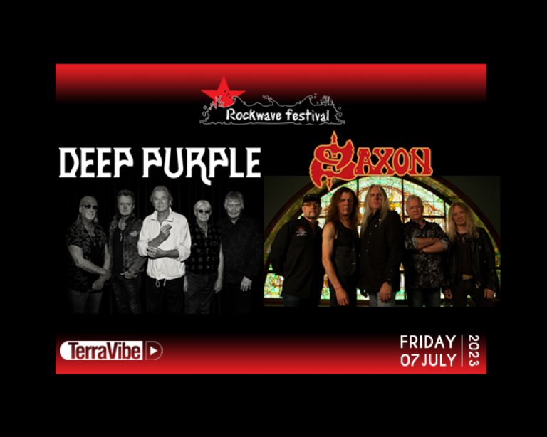 ROCKWAVE FESTIVAL | 7.7.23 | Deep Purple - Saxon +more T.B.A.