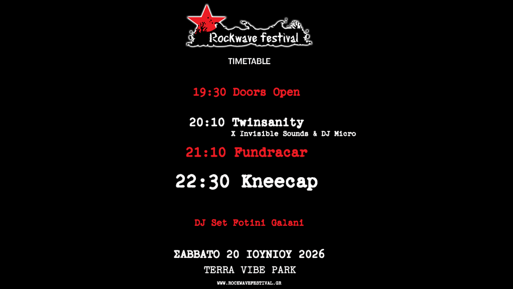Rockwave Festival 2026 Timetable